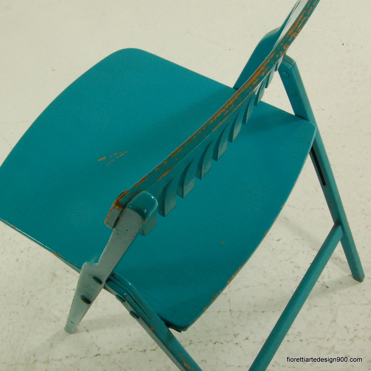 sedia pieghevole design Niko Krali Selettiva Cantù 1957 Kralj folding chair